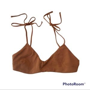 eberjey Bikini Top Pecan Size Medium.NWT